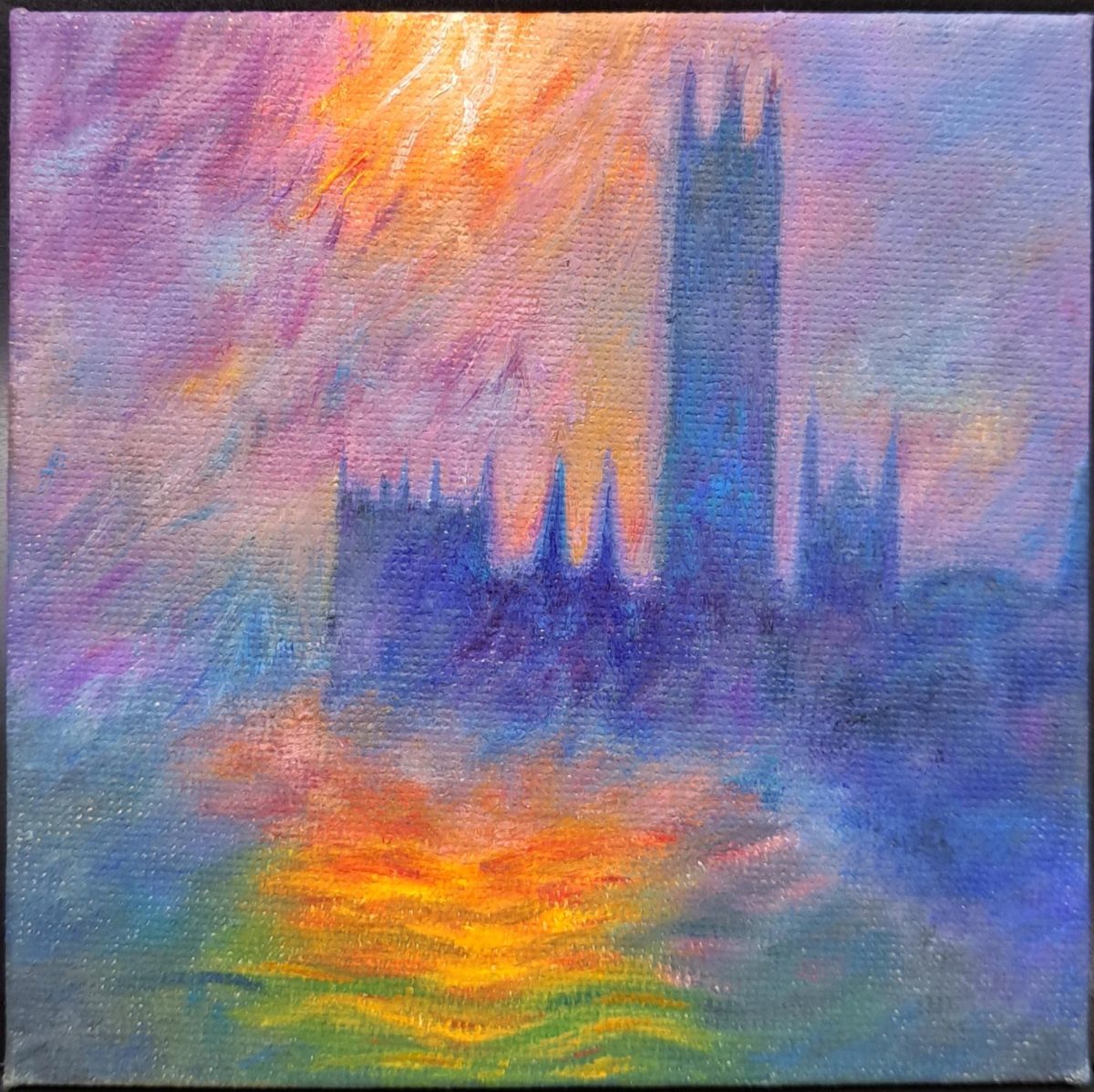 Study of Monet’s “The Houses of Parliament, Sunset”